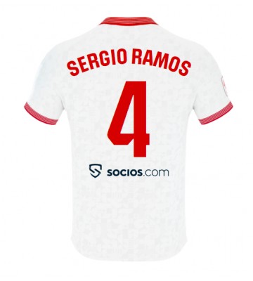 Sevilla Sergio Ramos #4 Hemmatröja 2023-24 Kortärmad